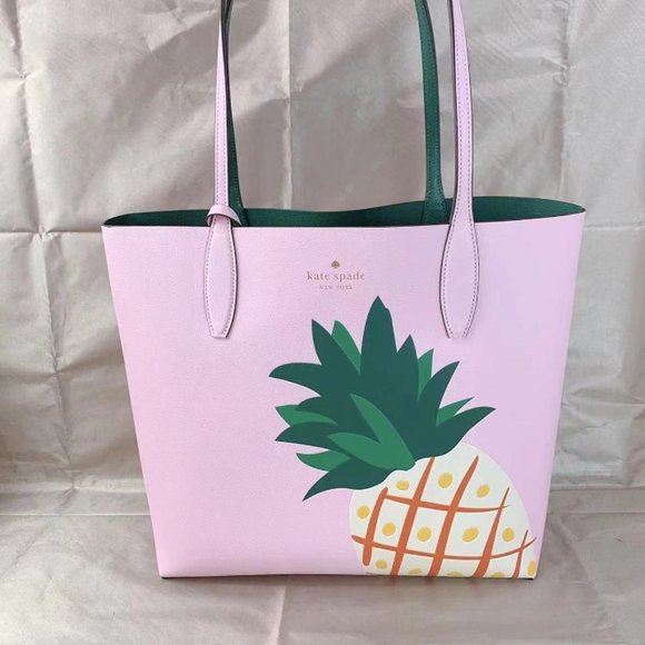 Handbags - Kate Spade K7322 pineapple tote in pink multi